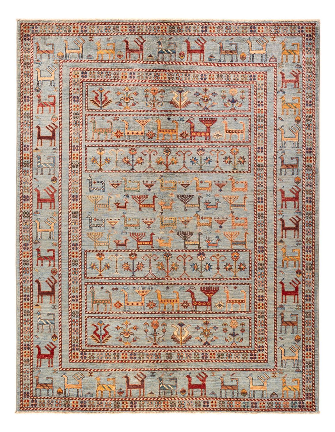 Ziegler Teppich - Ariana - 198 x 156 cm - hellblau
