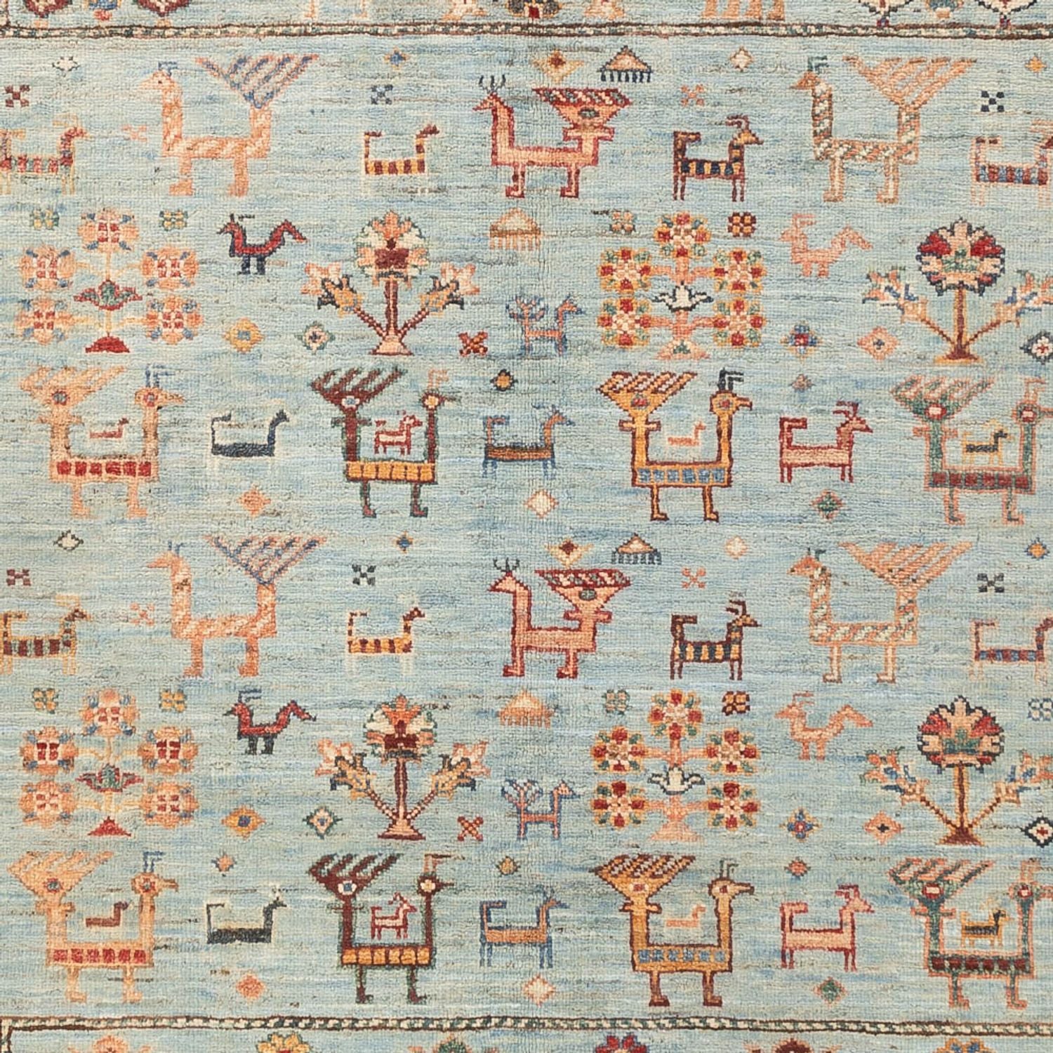 Ziegler Teppich - Ariana - 199 x 158 cm - hellblau