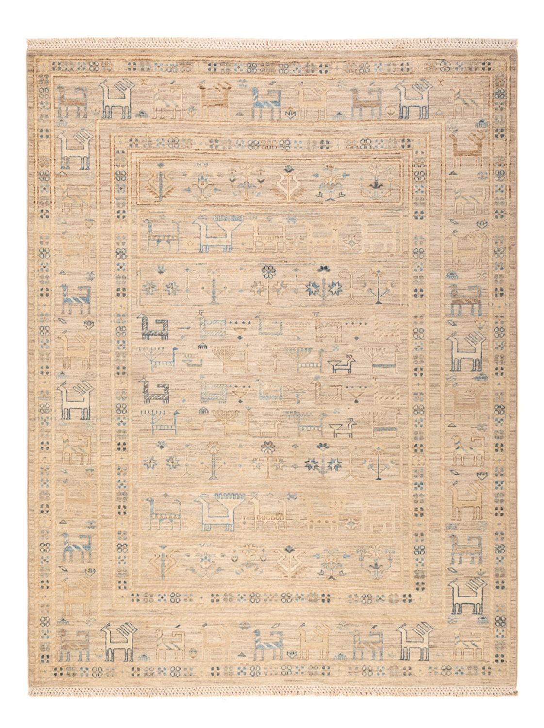 Ziegler Teppich - Ariana - Royal - 196 x 152 cm - hellbeige