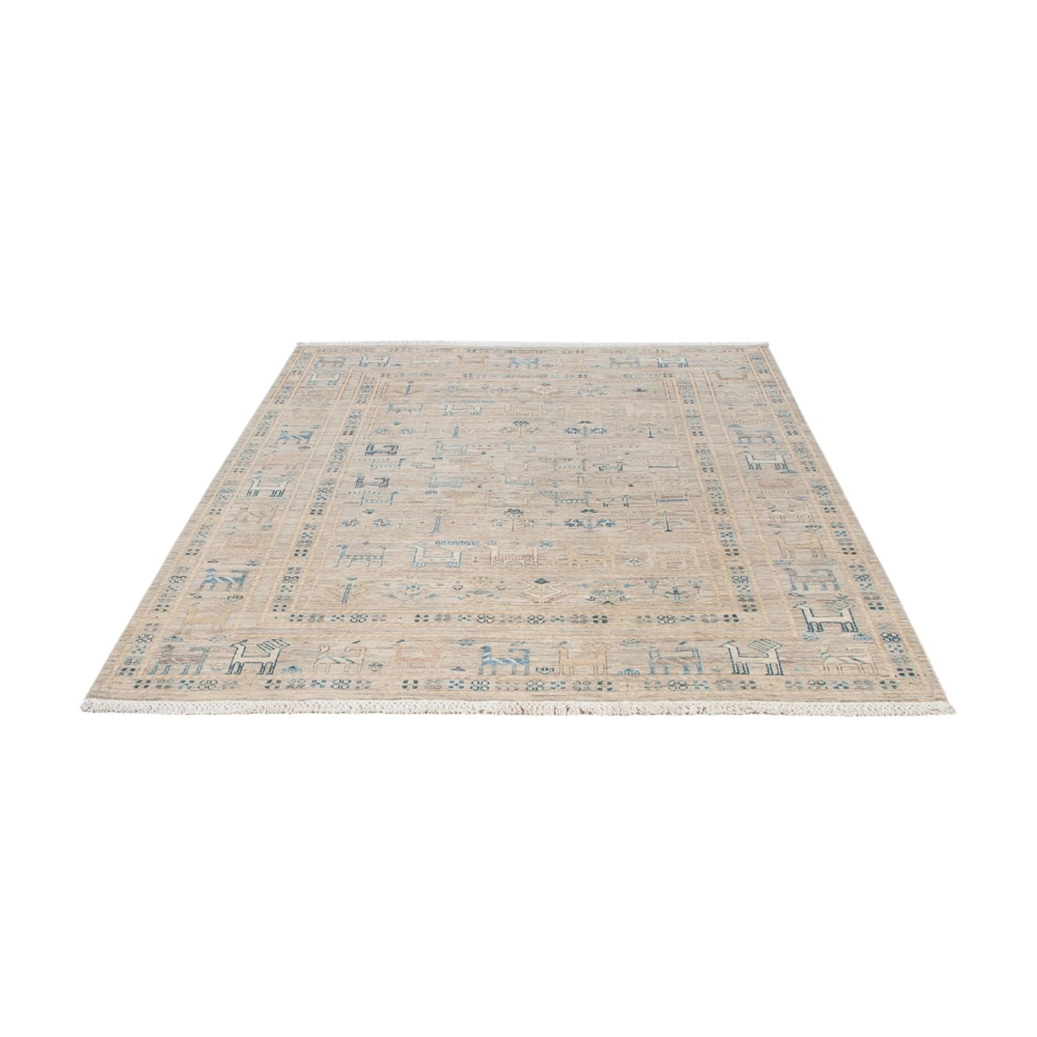 Ziegler Teppich - Ariana - Royal - 196 x 152 cm - hellbeige