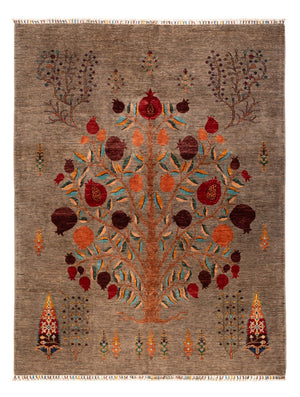 Ziegler Teppich - Ariana - 226 x 175 cm - dunkelbraun