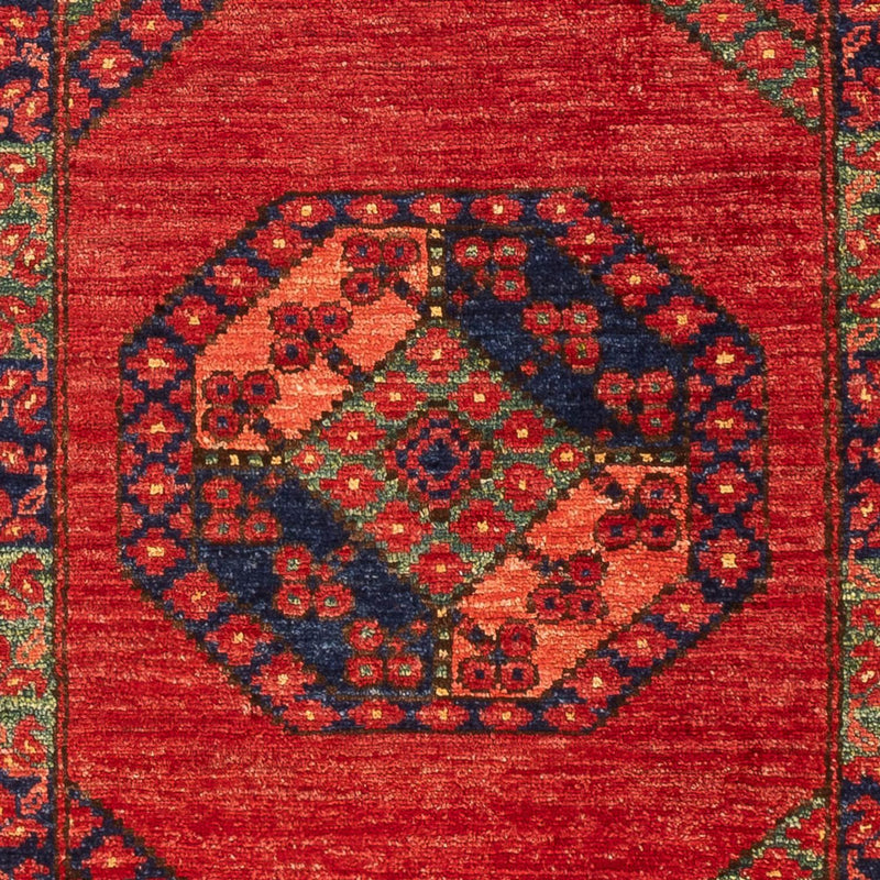 Läufer Afghan - 207 x 86 cm - rot