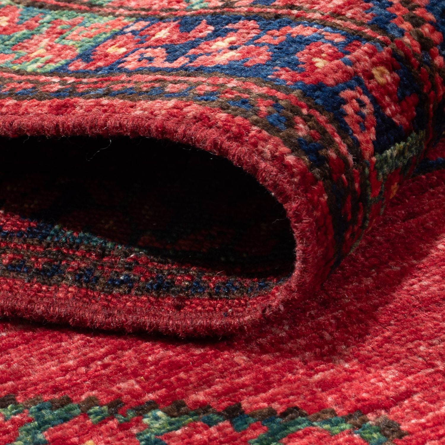 Läufer Afghan - 207 x 86 cm - rot