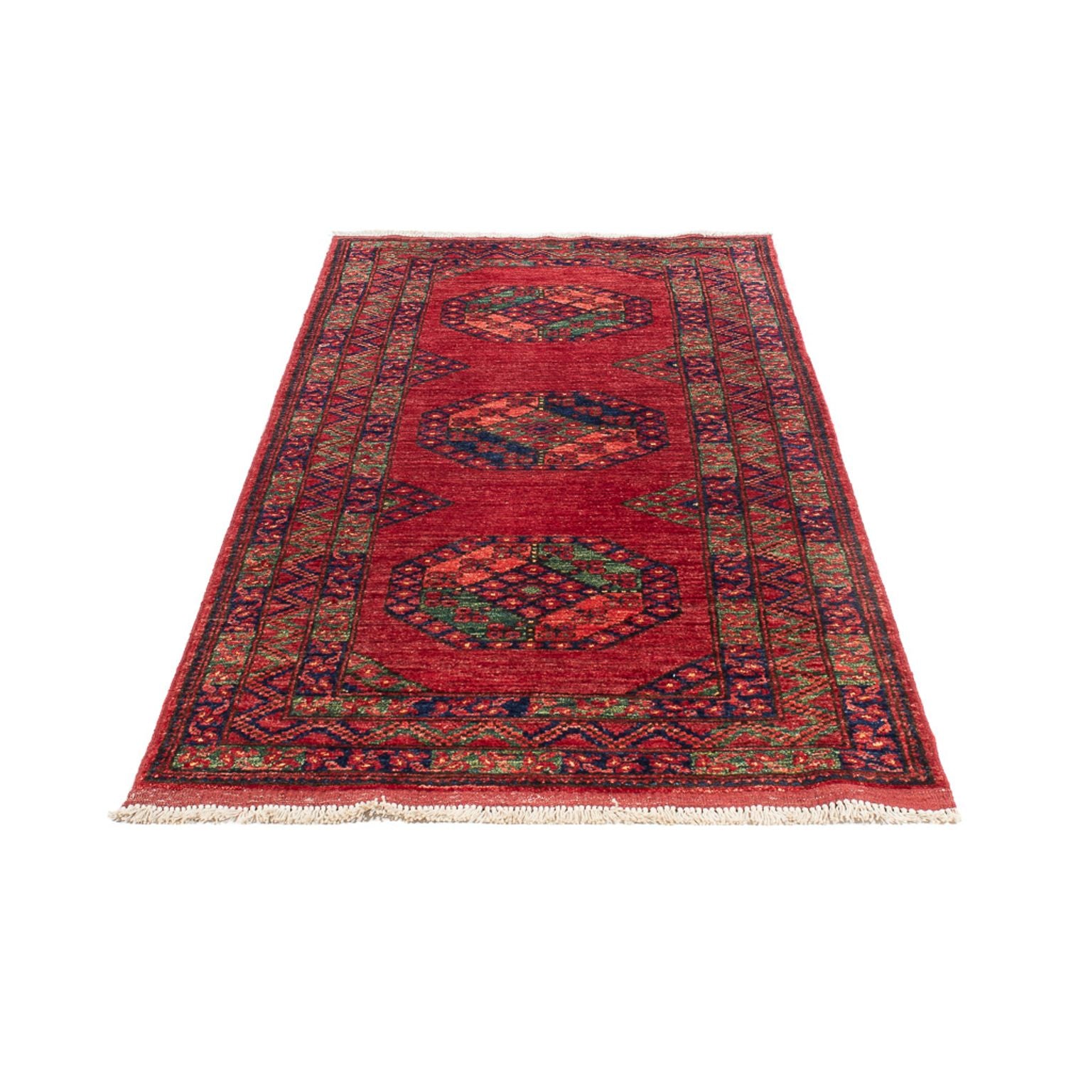 Läufer Afghan - 207 x 86 cm - rot