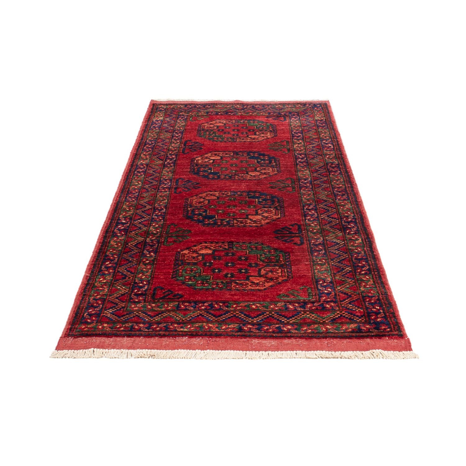 Läufer Afghan - 216 x 83 cm - rot