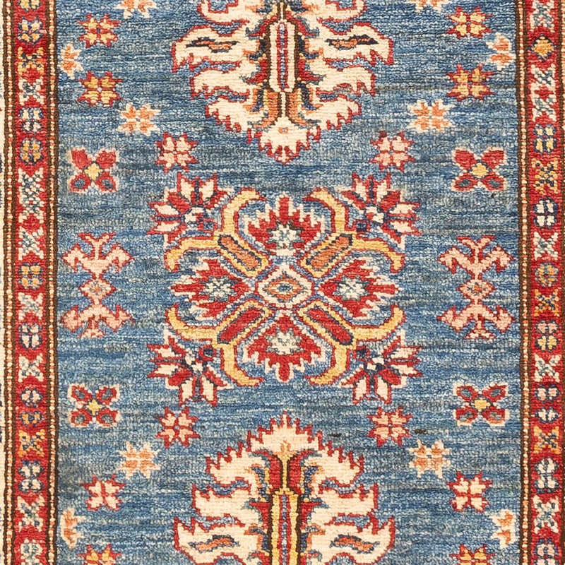 Läufer Ziegler - Kazak - 200 x 76 cm - blau