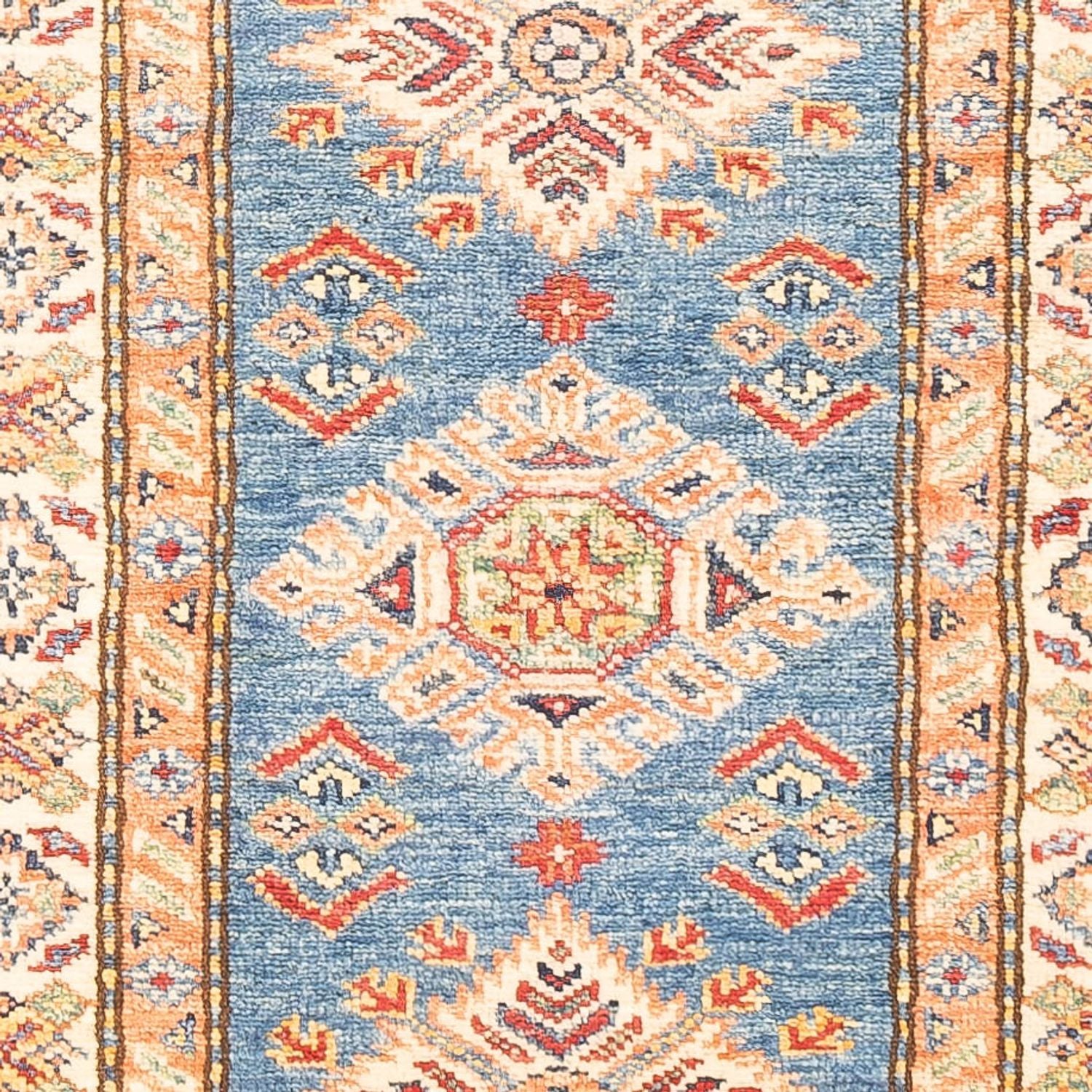Läufer Ziegler - Kazak - 177 x 61 cm - hellblau