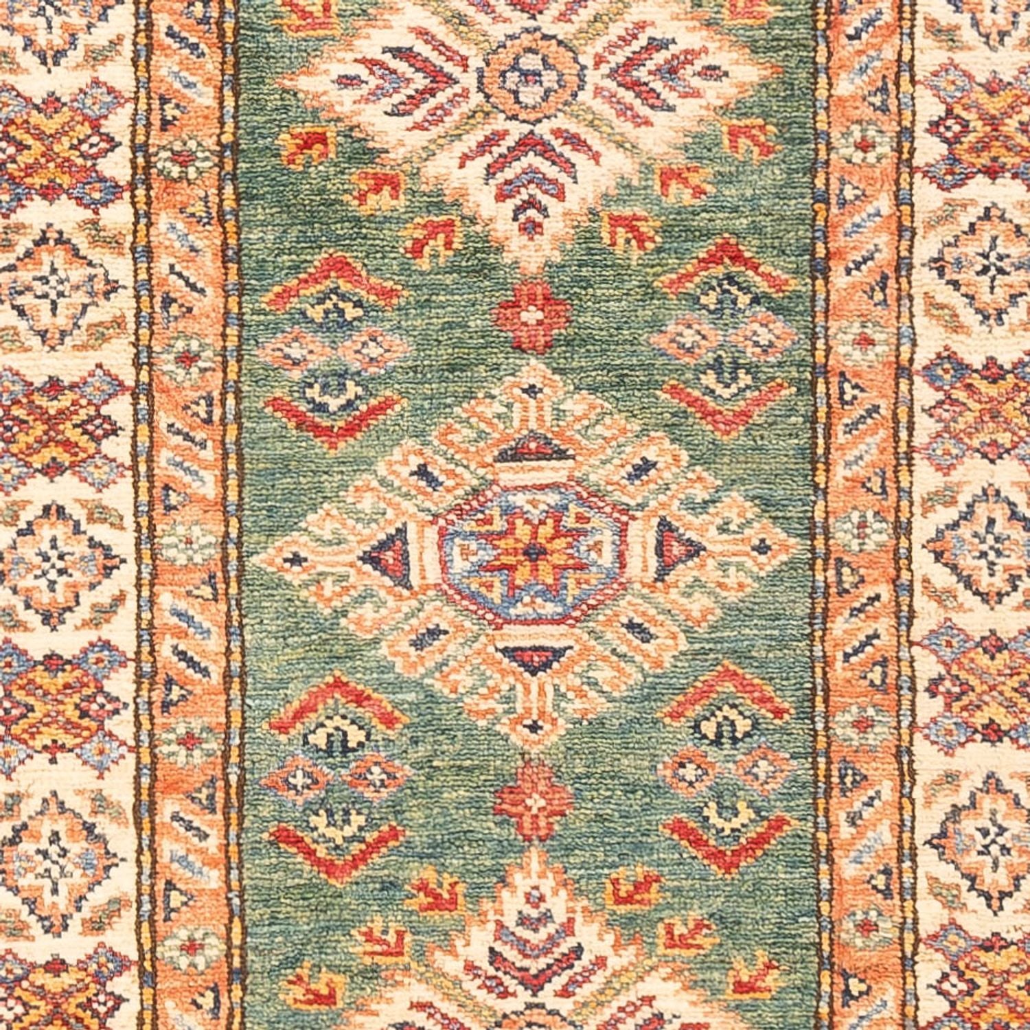 Läufer Ziegler - Kazak - 183 x 59 cm - grün
