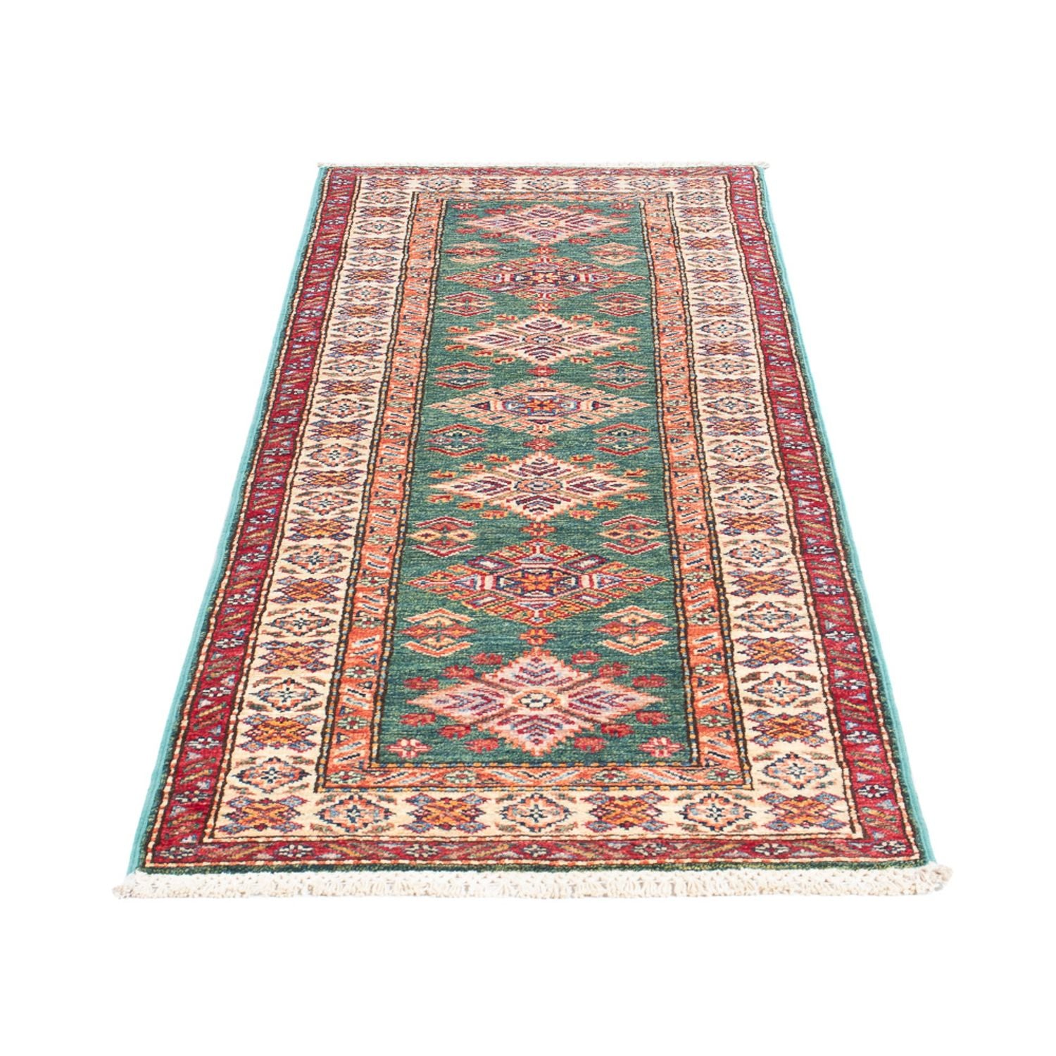 Läufer Ziegler - Kazak - 183 x 59 cm - grün