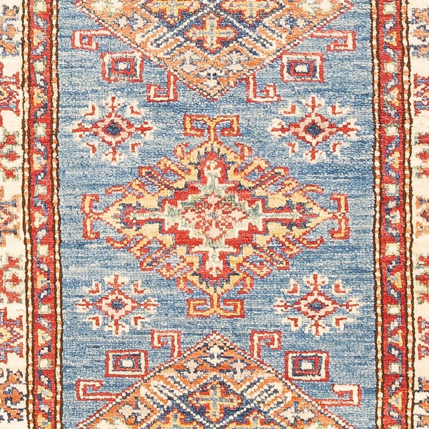 Läufer Ziegler - Kazak - 186 x 58 cm - hellblau