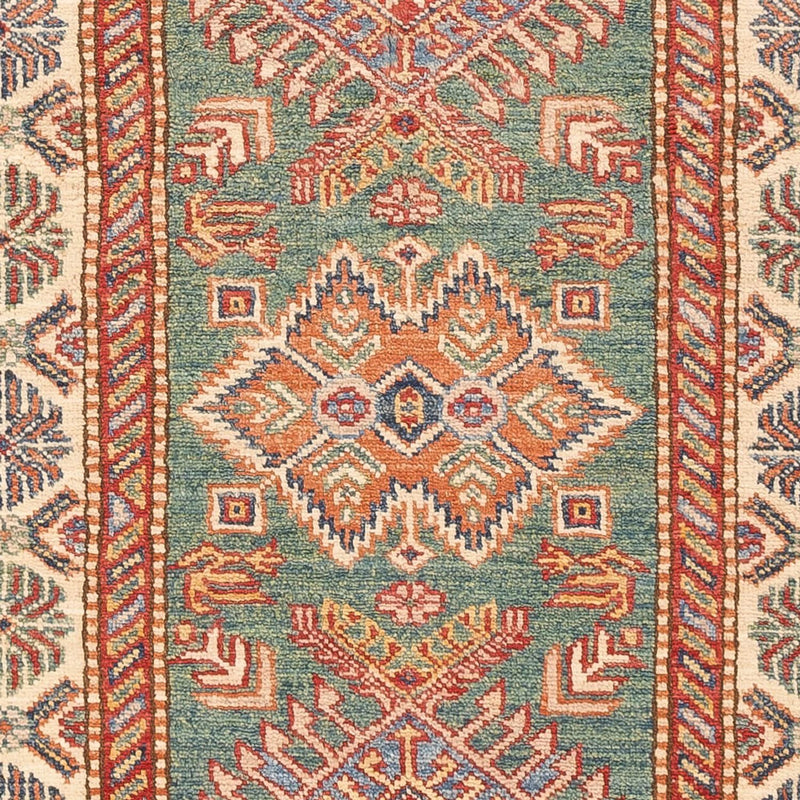 Läufer Ziegler - Kazak - 199 x 75 cm - dunkelgrün