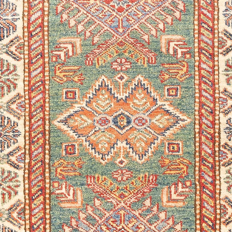 Läufer Ziegler - Kazak - 198 x 76 cm - hellgrün