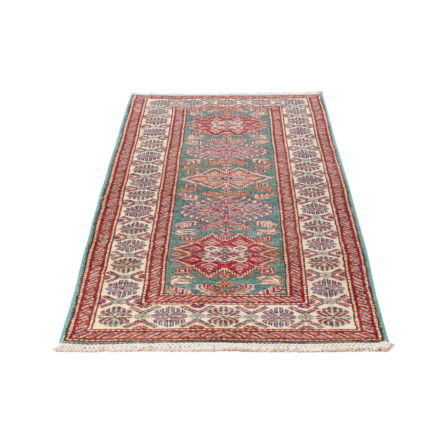 Läufer Ziegler - Kazak - 198 x 76 cm - hellgrün