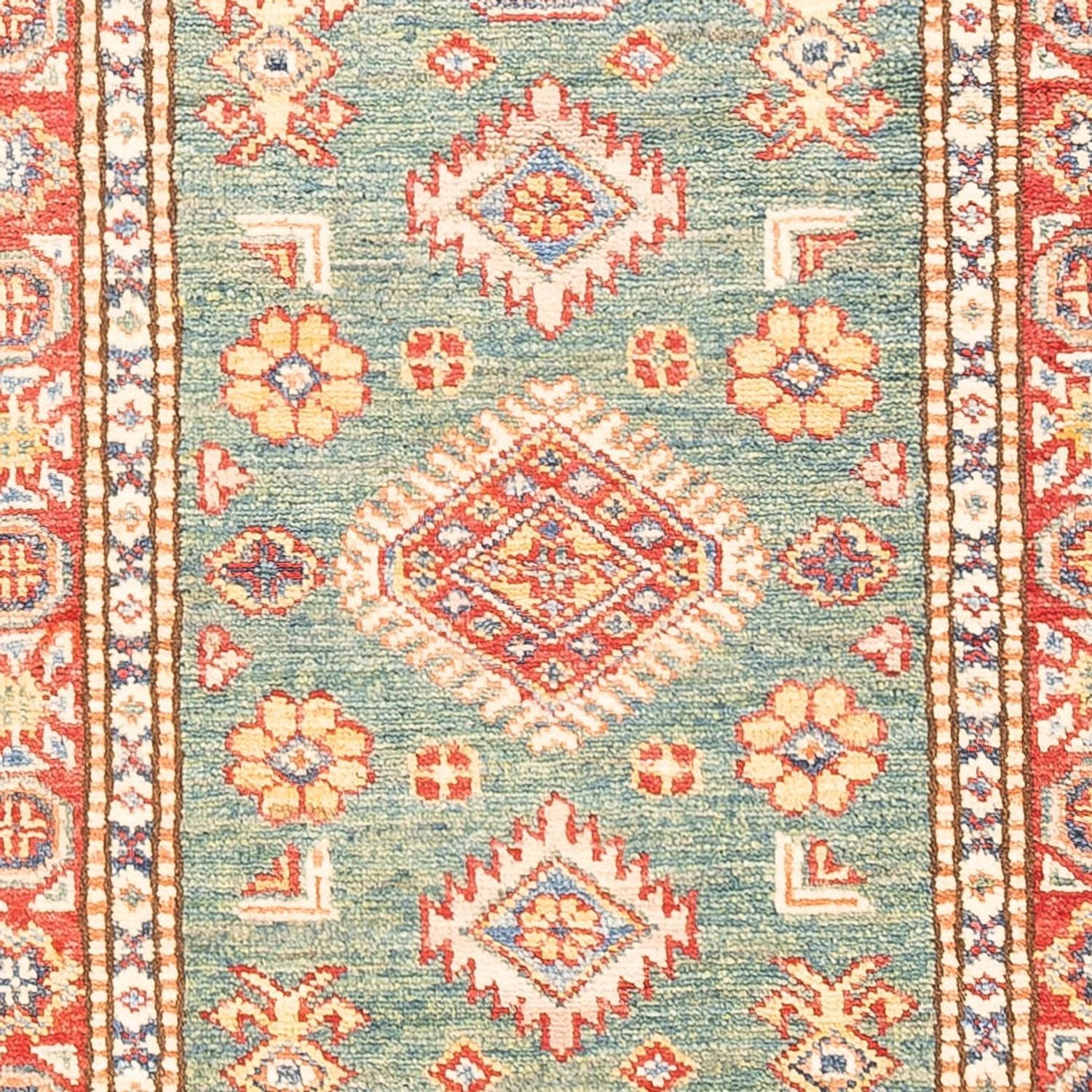 Läufer Ziegler - Kazak - 187 x 60 cm - hellgrün