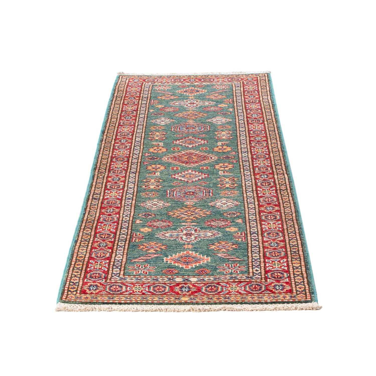 Läufer Ziegler - Kazak - 187 x 60 cm - hellgrün