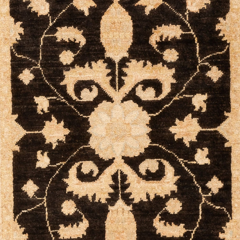 Läufer Ziegler - 208 x 78 cm - schwarz