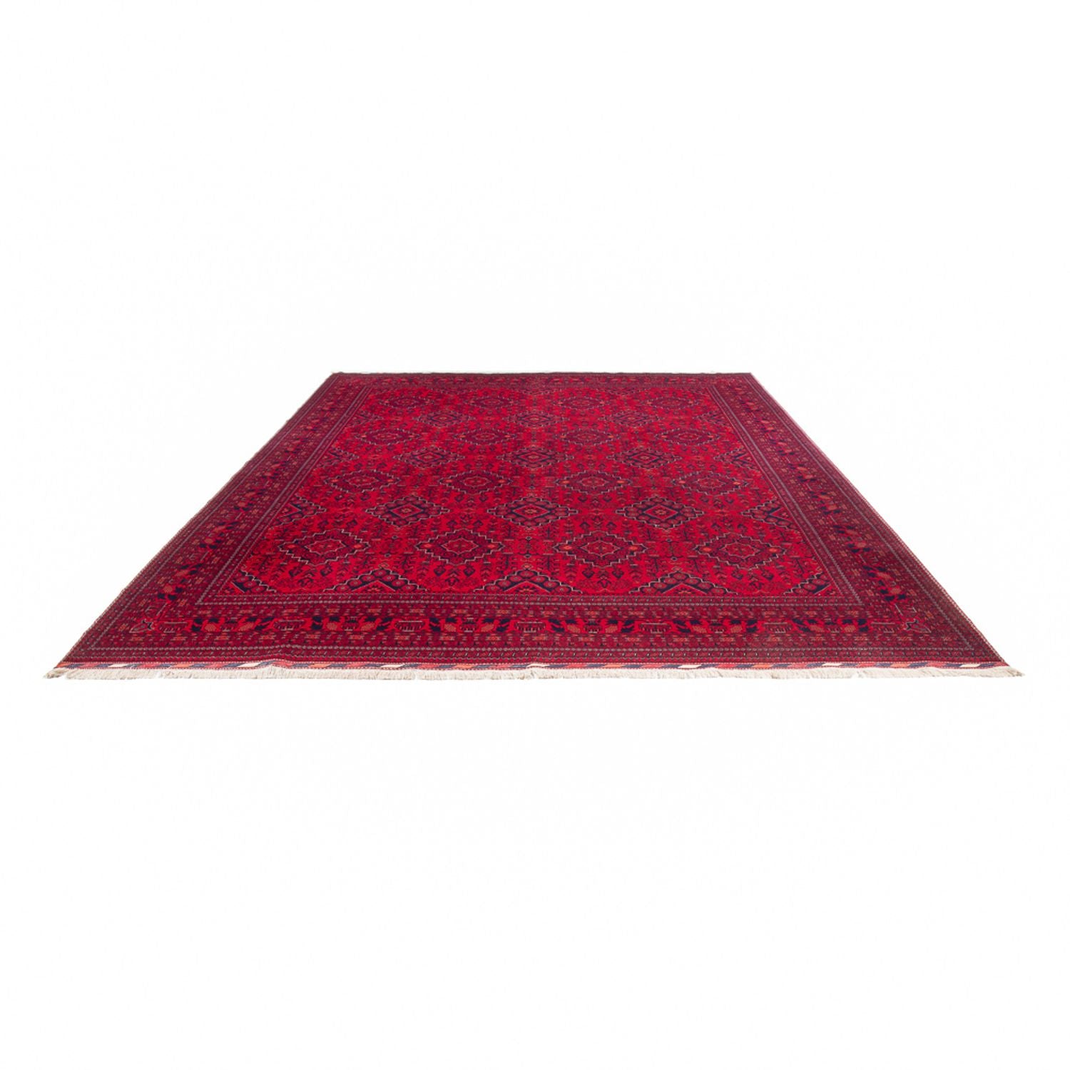 Afghan Teppich - 396 x 297 cm - rot