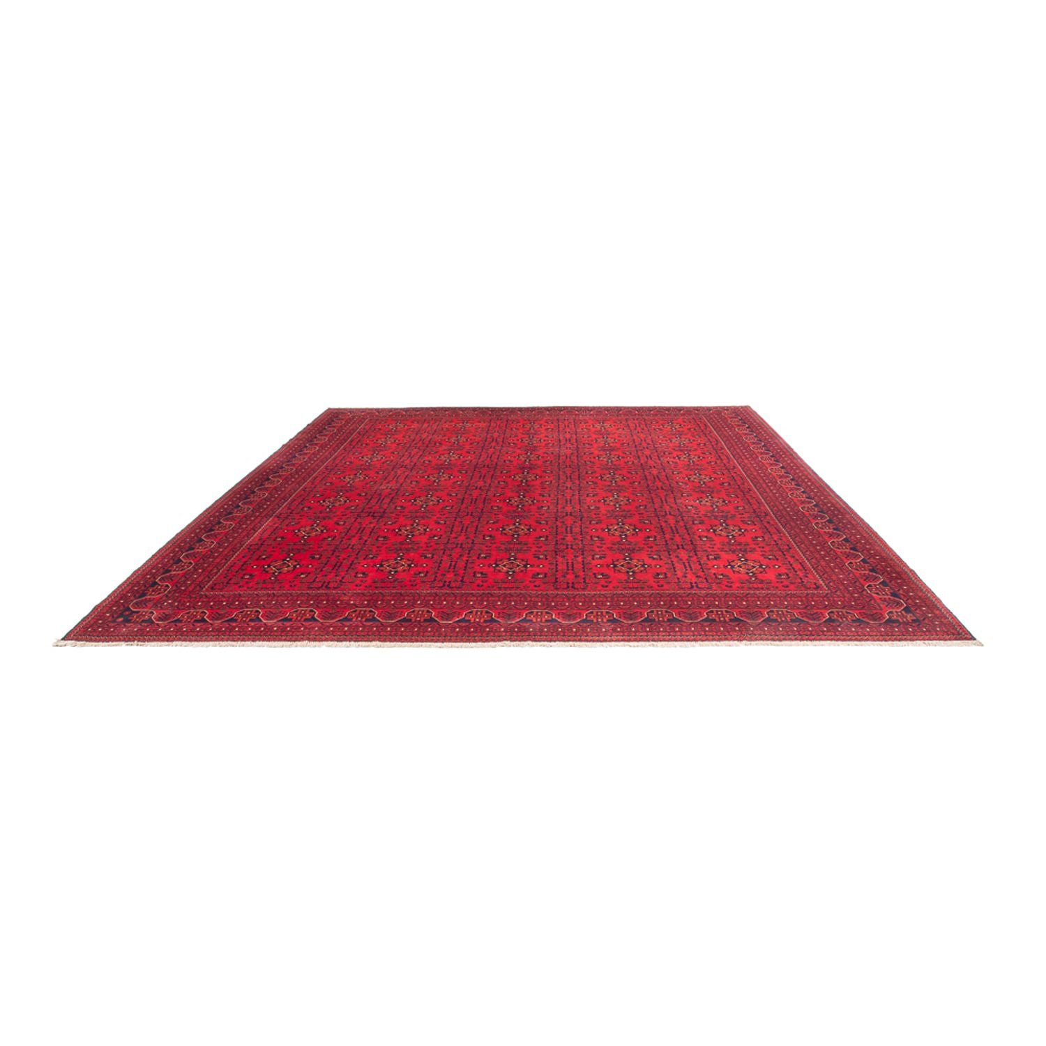 Afghan Teppich - Kunduz - 382 x 309 cm - rot