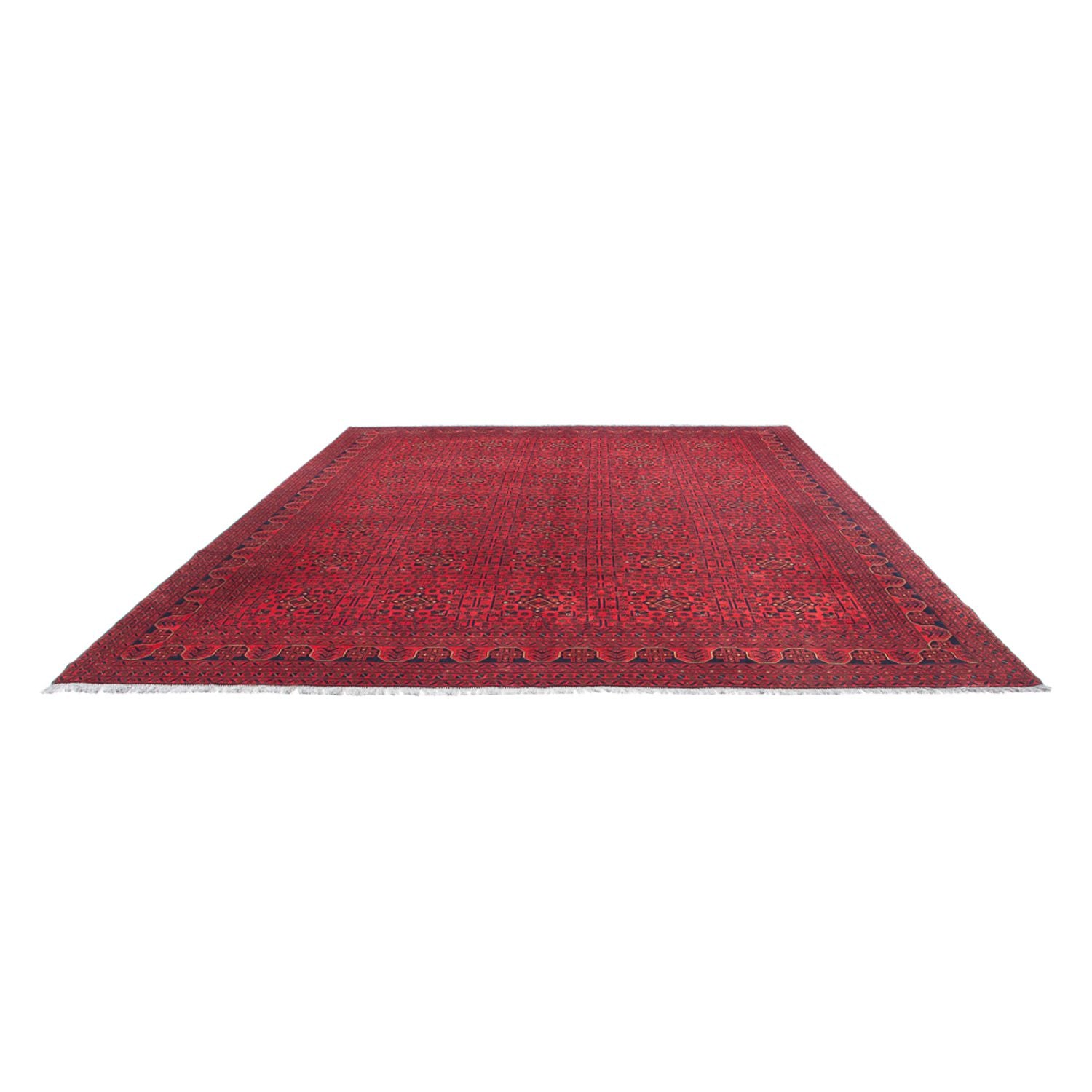 Afghan Teppich - Kunduz - 376 x 294 cm - rot