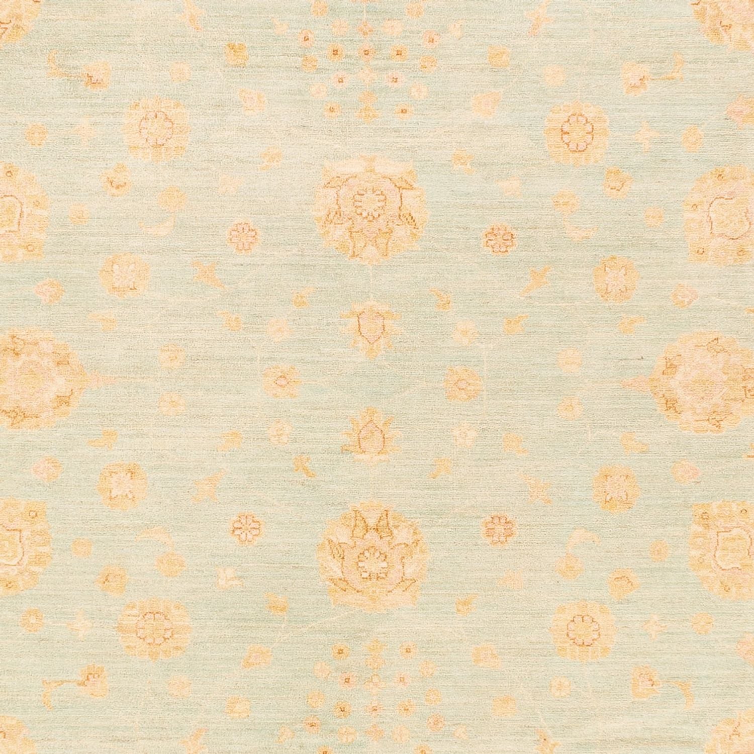 Ziegler Teppich - 367 x 276 cm - hellblau