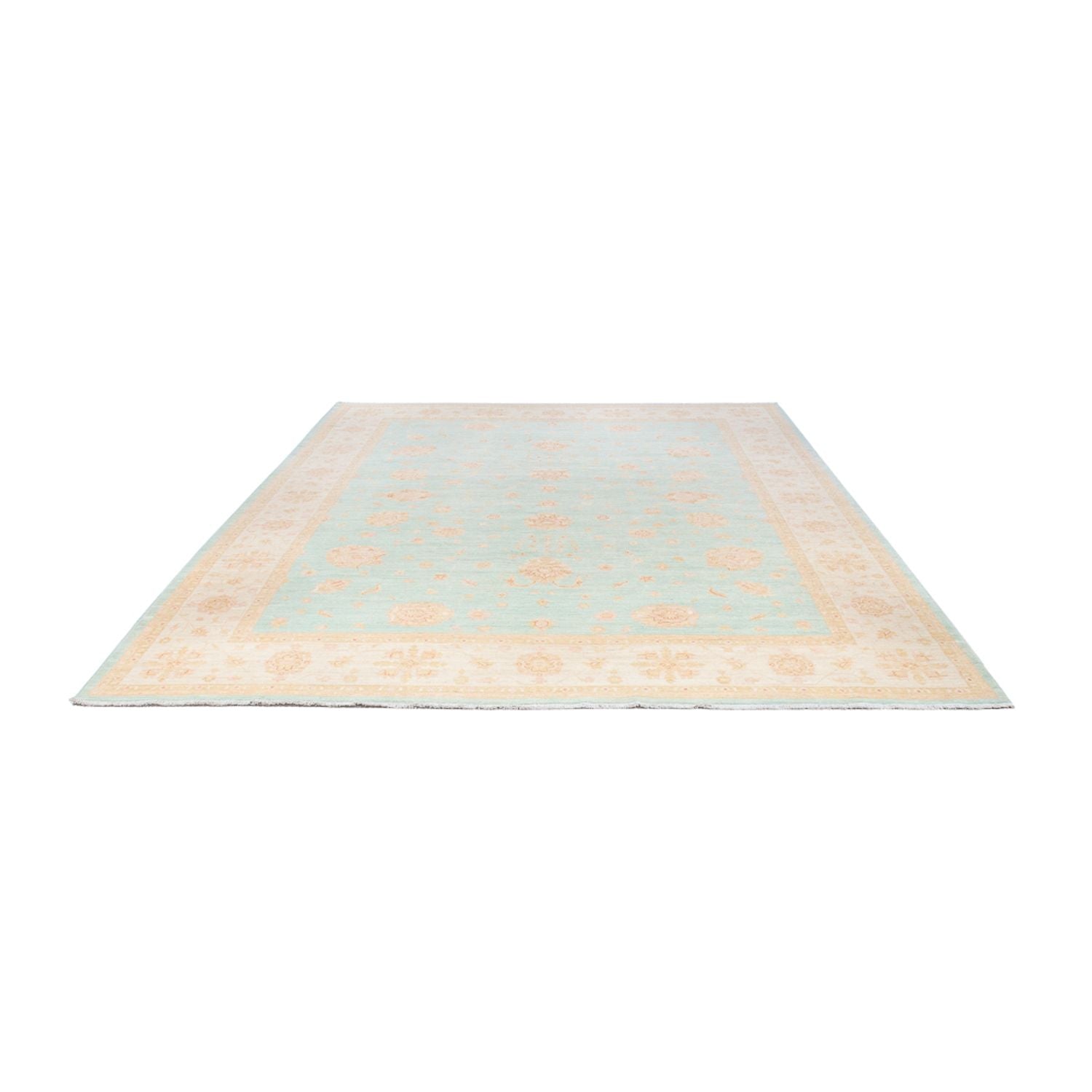 Ziegler Teppich - 367 x 276 cm - hellblau
