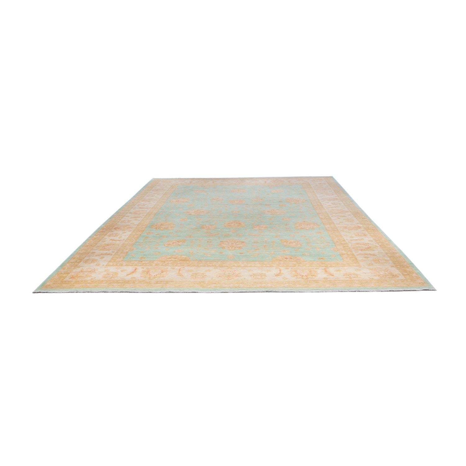 Ziegler Teppich - 372 x 272 cm - hellblau