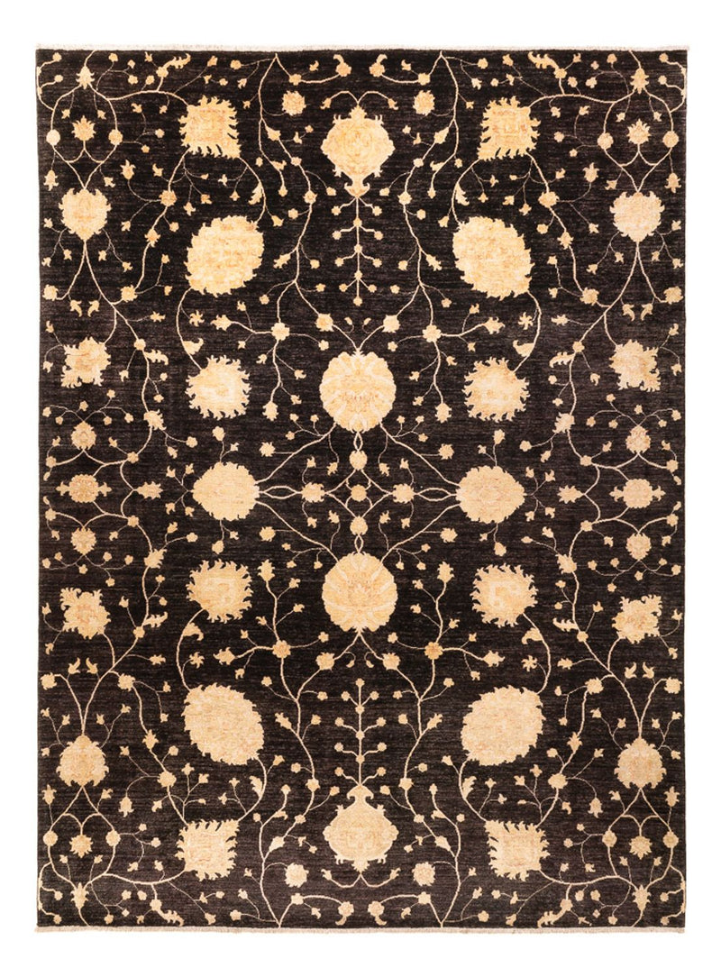 Ziegler Teppich - Ariana - 374 x 277 cm - schwarz