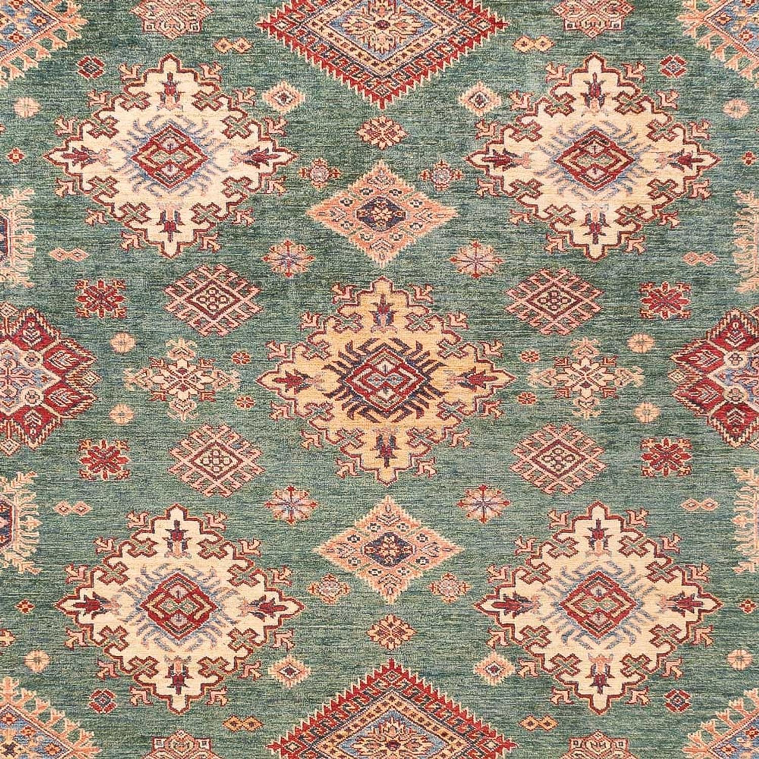 Ziegler Teppich - Kazak - 363 x 267 cm - minzgrün