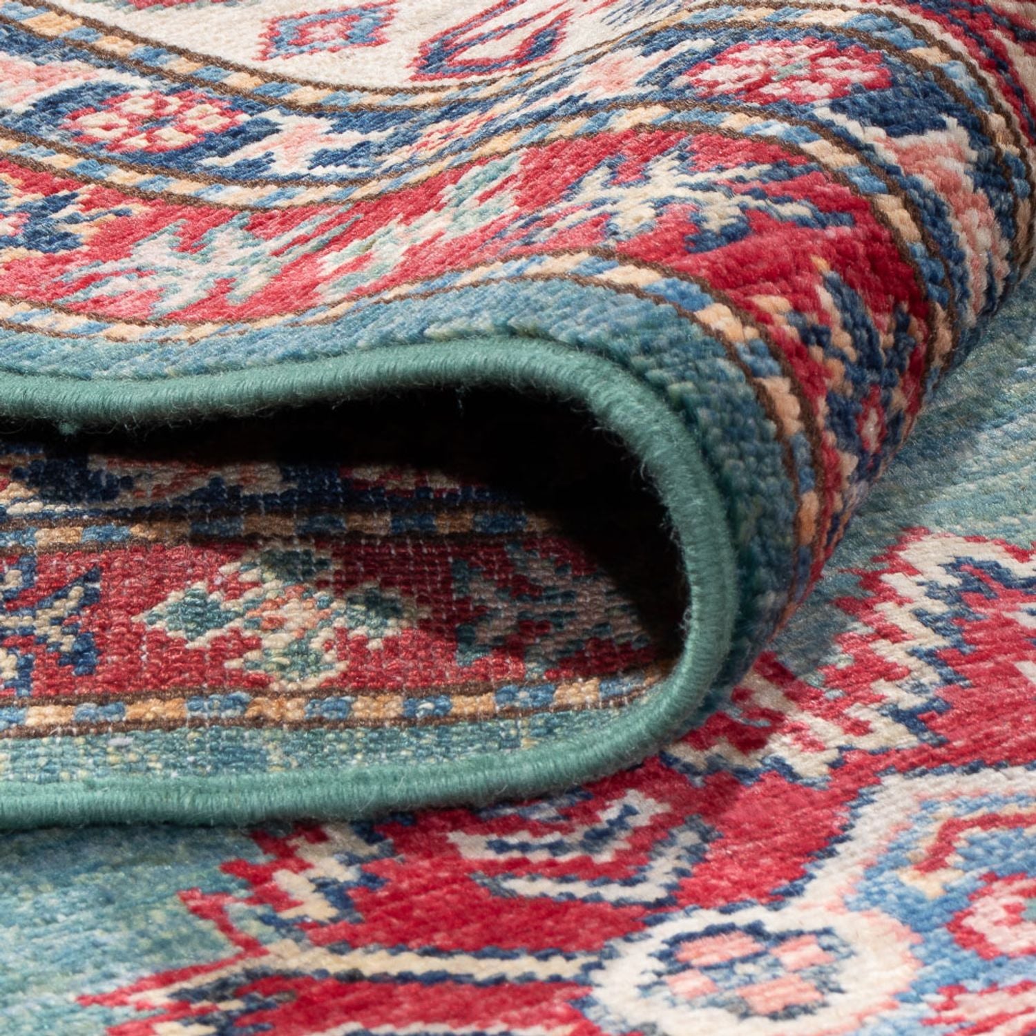 Ziegler Teppich - Kazak - 363 x 267 cm - minzgrün