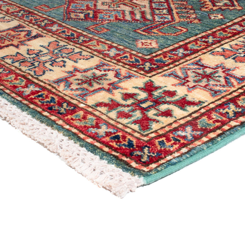 Läufer Ziegler - Kazak - 326 x 80 cm - türkis