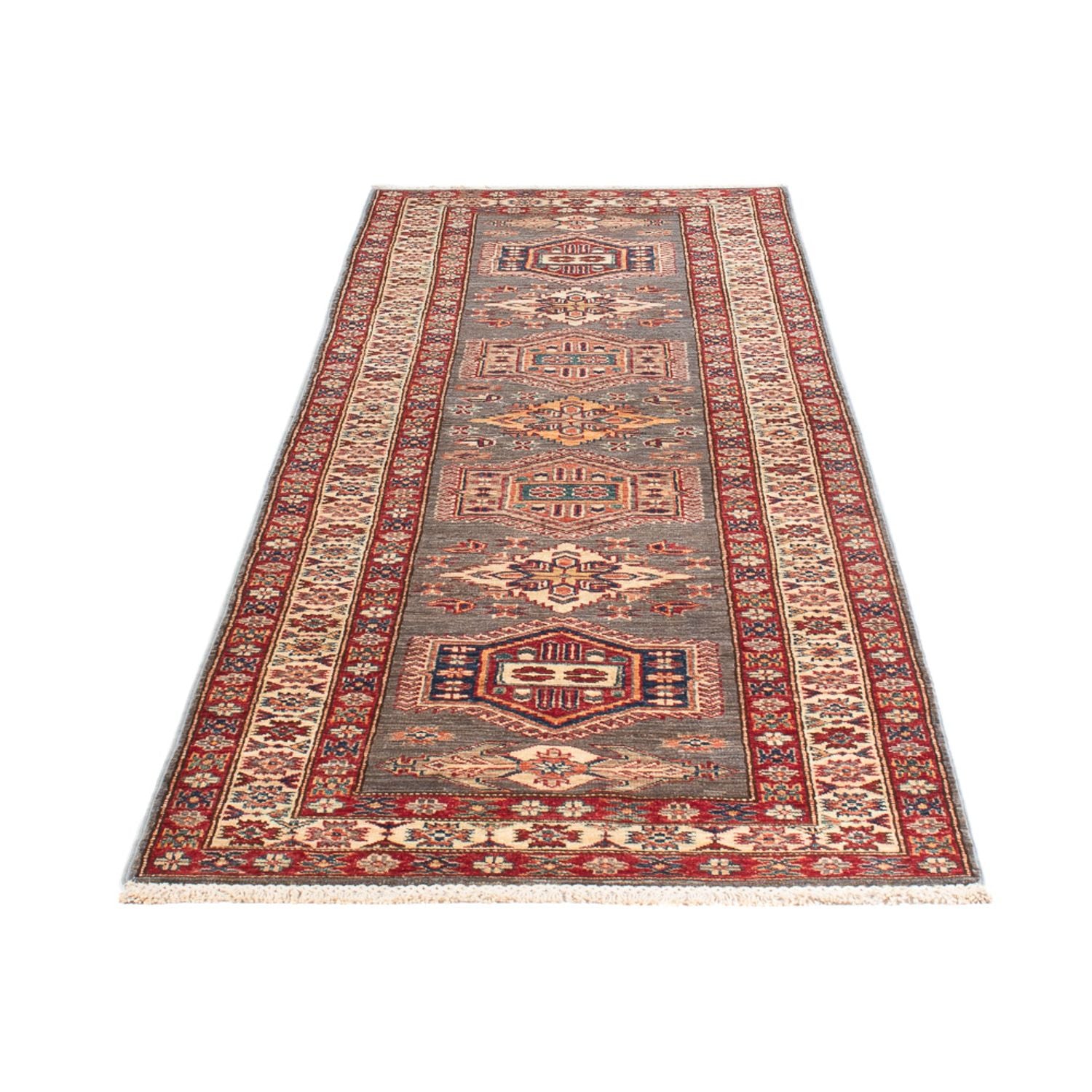 Läufer Ziegler - Kazak - 294 x 80 cm - dunkelbeige
