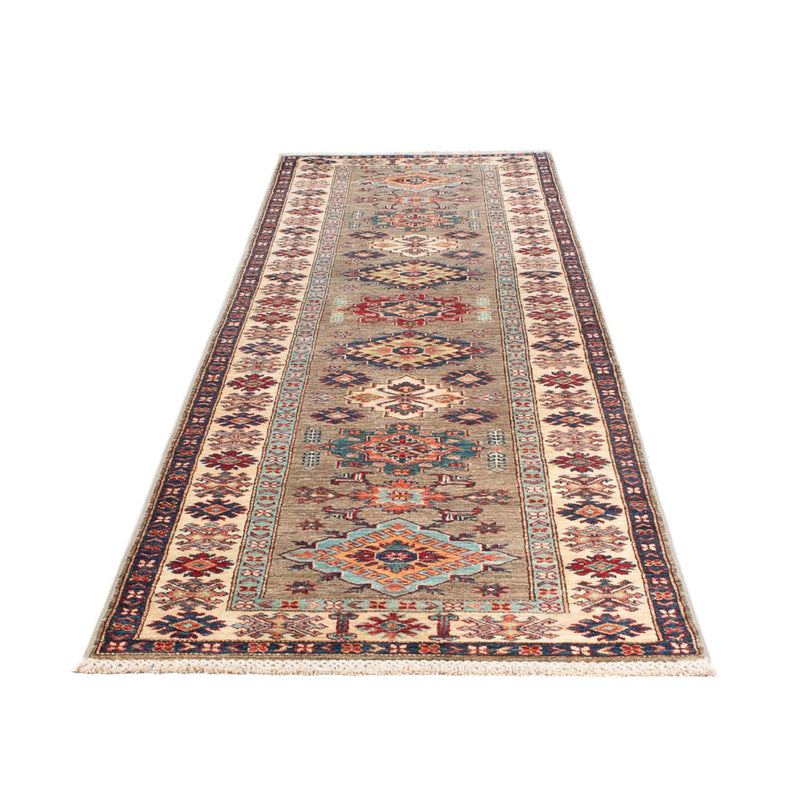 Läufer Ziegler - Kazak - 317 x 81 cm - hellgrau