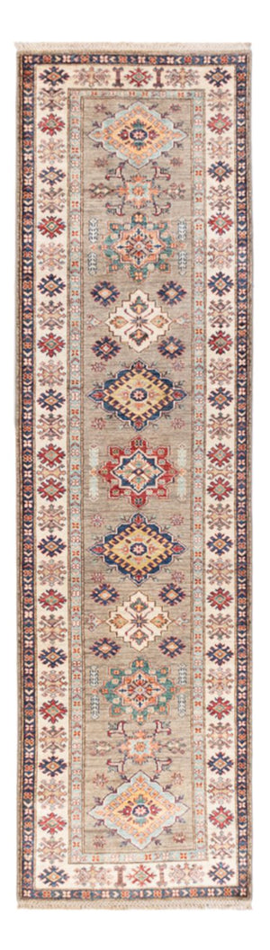 Läufer Ziegler - Kazak - 305 x 83 cm - hellgrau