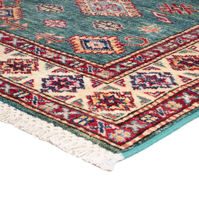 Läufer Ziegler - Kazak - 303 x 80 cm - türkis