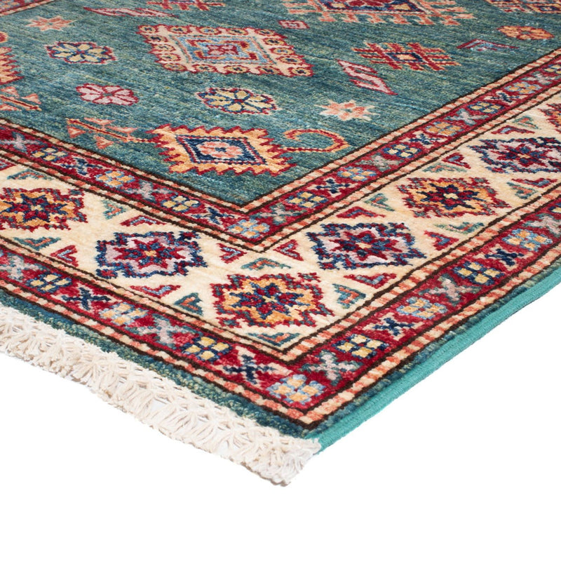 Läufer Ziegler - Kazak - 302 x 83 cm - türkis