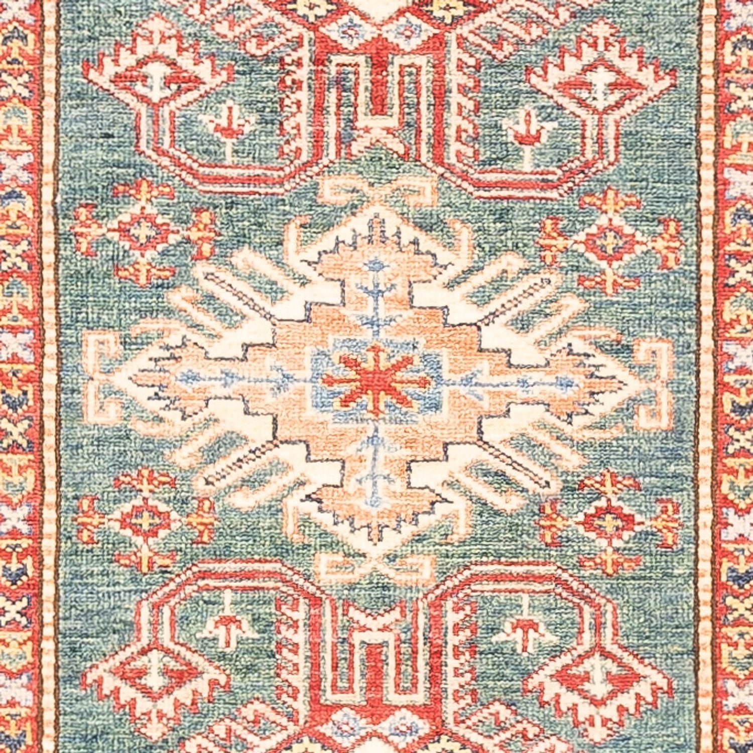 Läufer Ziegler - Kazak - 298 x 82 cm - mehrfarbig