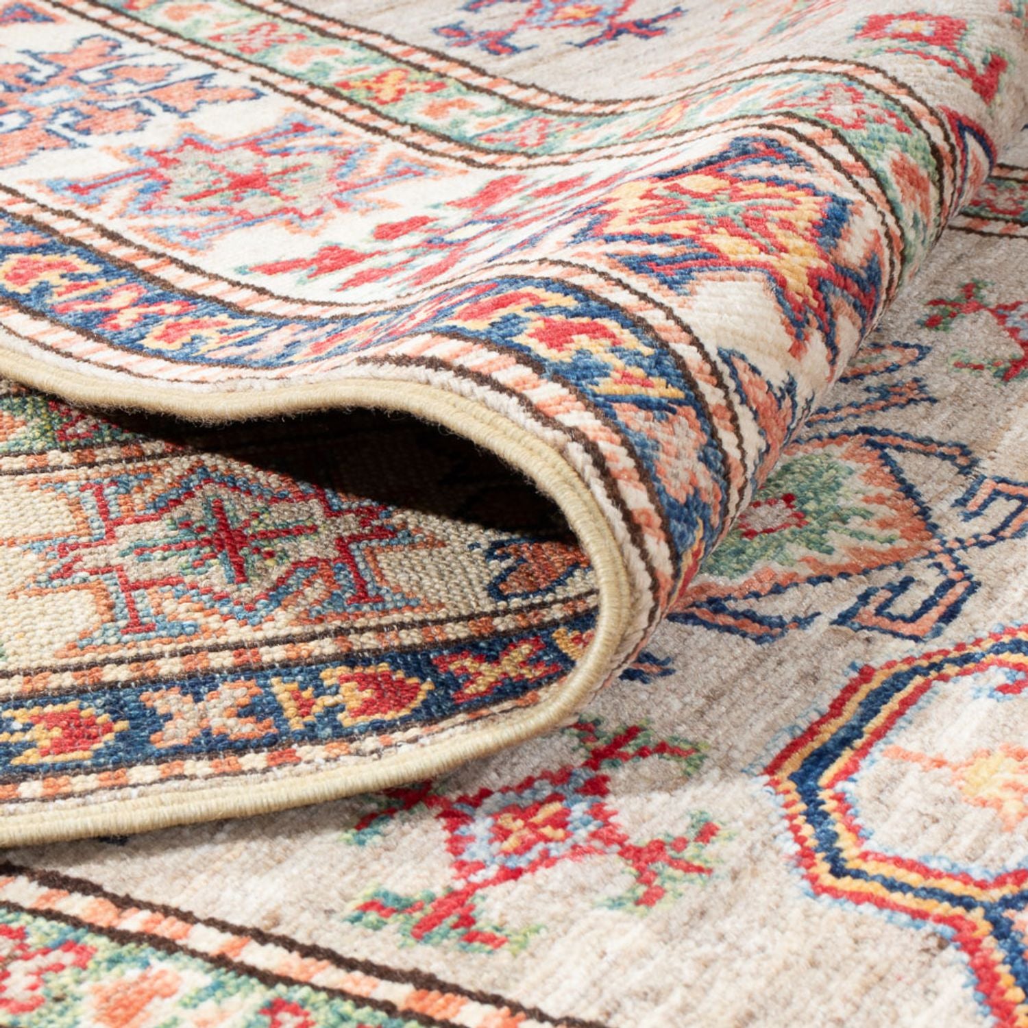 Läufer Ziegler - Kazak - 300 x 75 cm - dunkelbeige