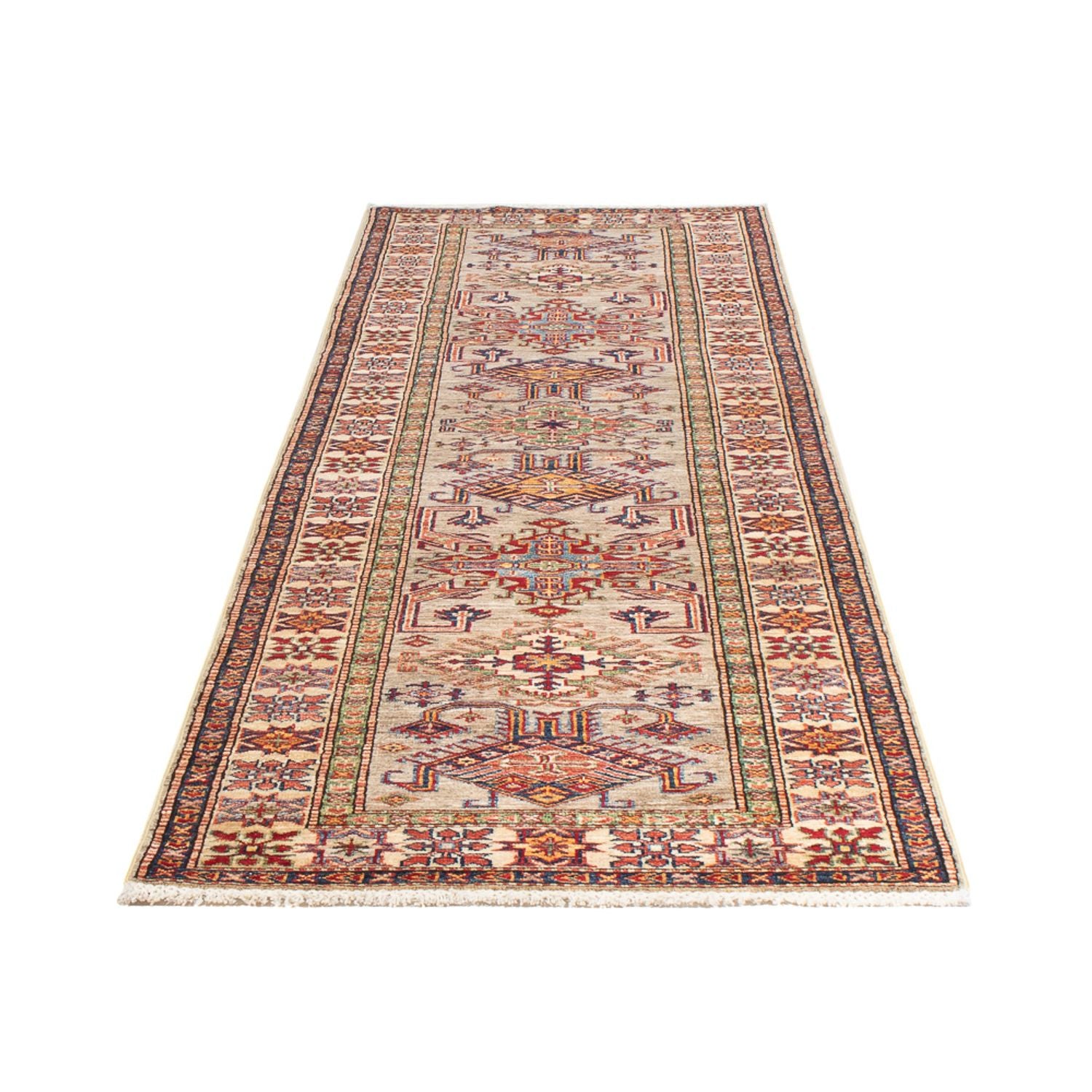 Läufer Ziegler - Kazak - 300 x 75 cm - dunkelbeige