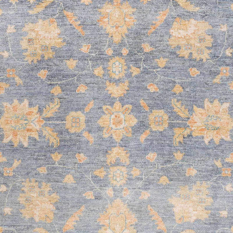 Ziegler Teppich - 236 x 173 cm - seeblau