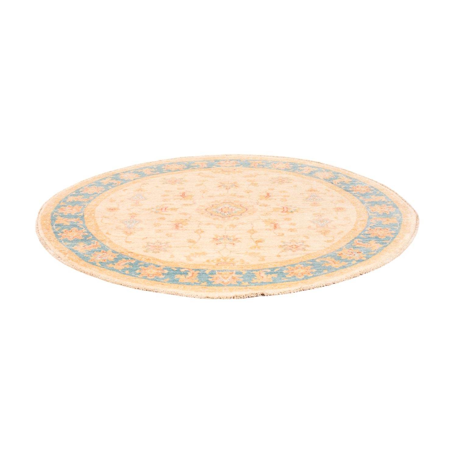 Ziegler Teppich rund  - 148 x 147 cm - beige