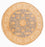 Ziegler Teppich rund  - 92 x 96 cm - beige