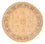 Ziegler Teppich rund  - 94 x 97 cm - beige