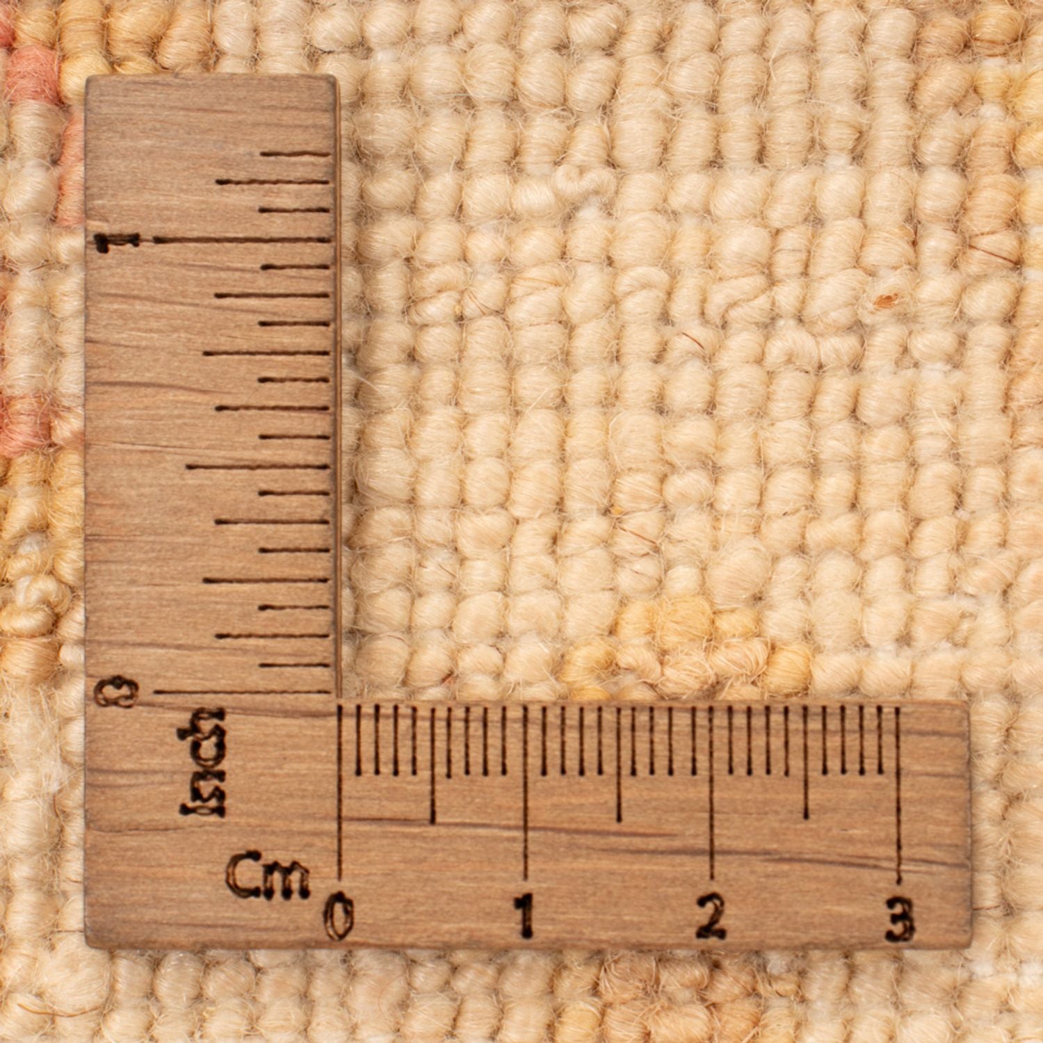 Ziegler Teppich rund  - 94 x 97 cm - beige