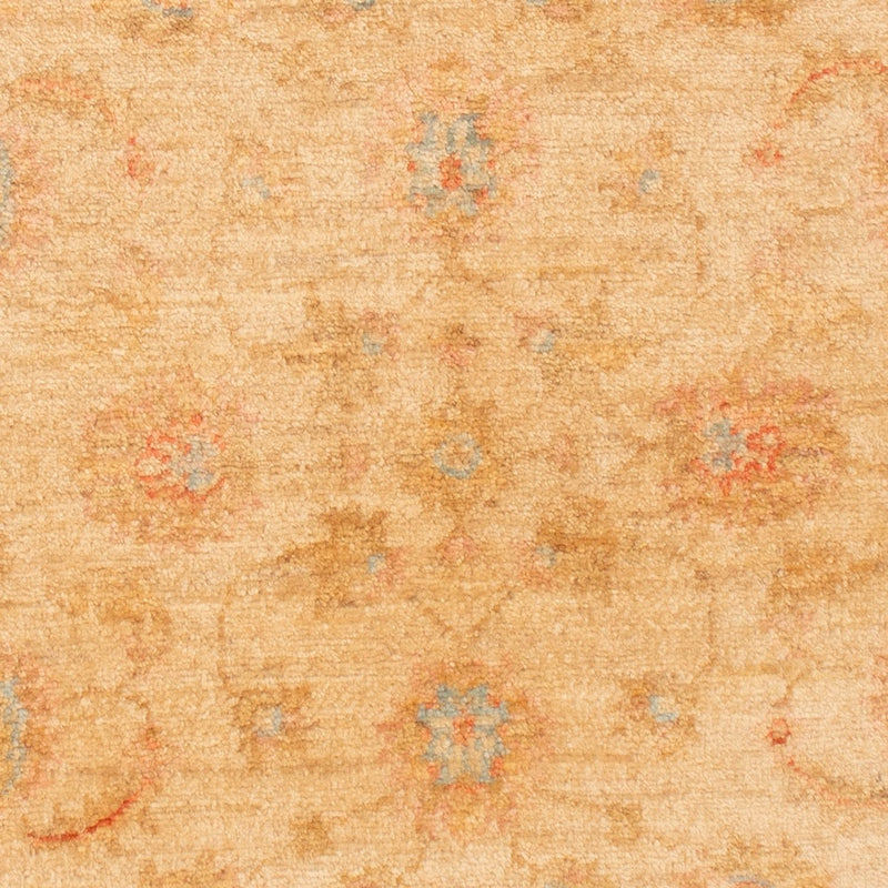 Ziegler Teppich rund  - 96 x 100 cm - beige
