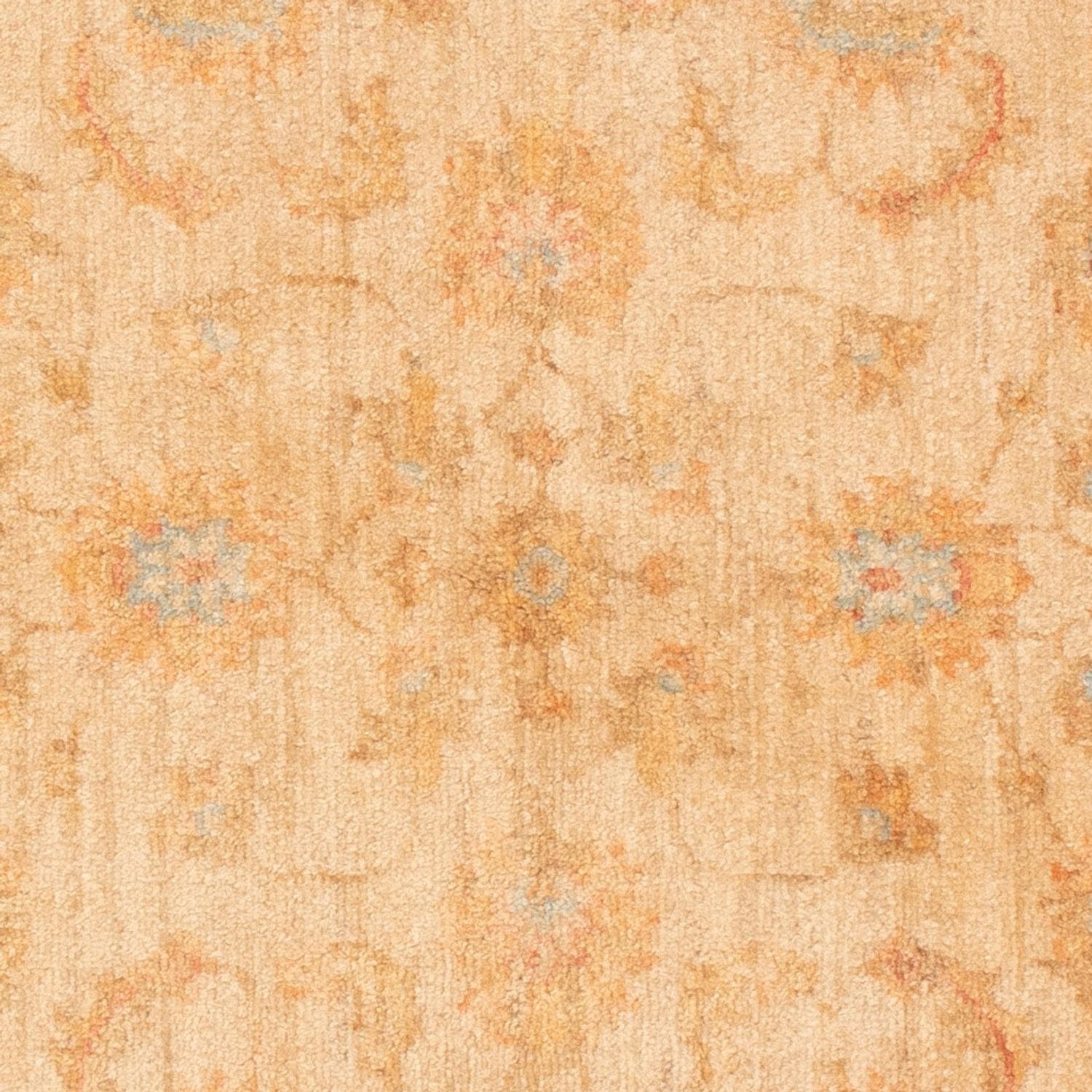 Ziegler Teppich rund  - 97 x 100 cm - beige