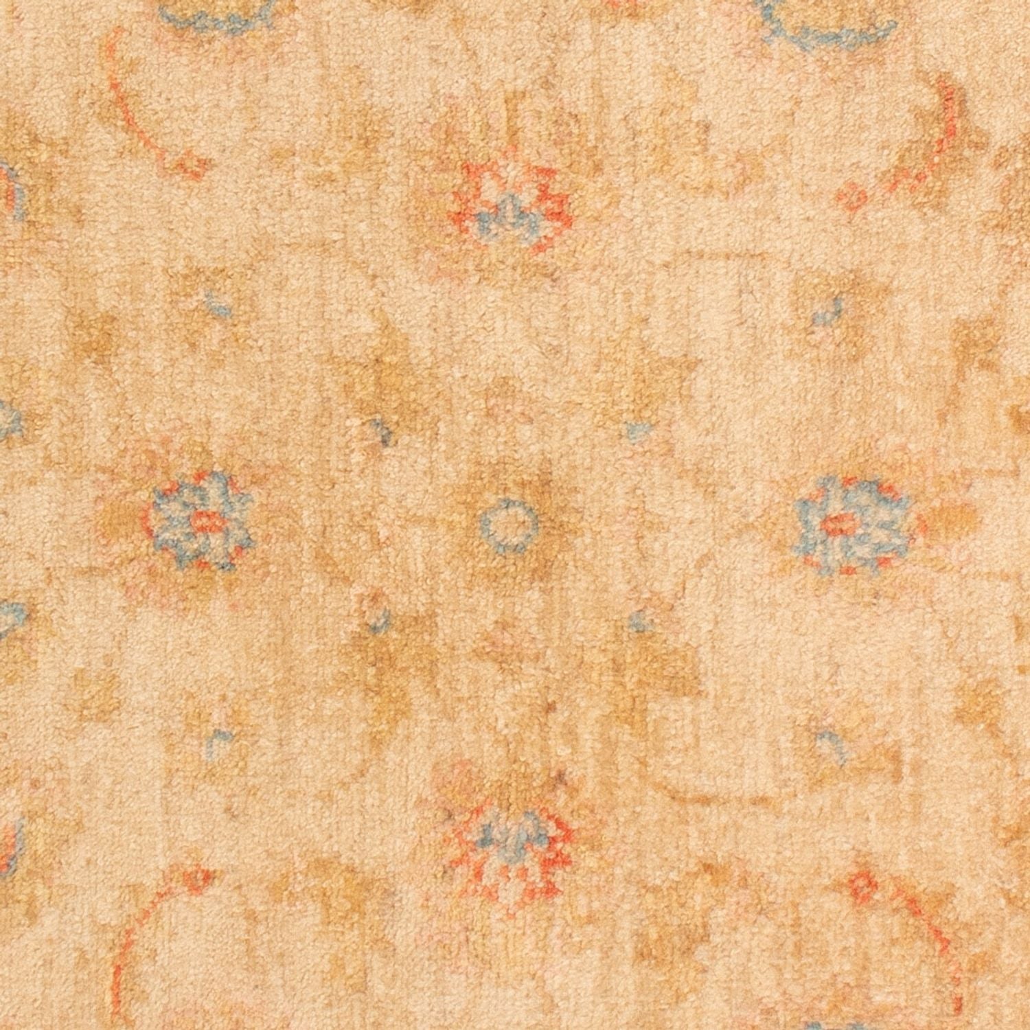 Ziegler Teppich rund  - 99 x 99 cm - beige