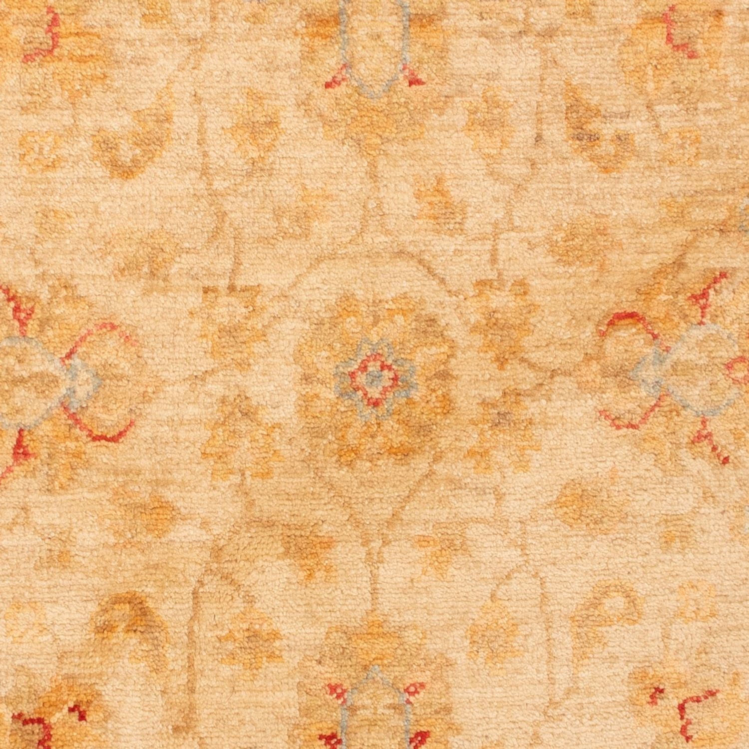 Ziegler Teppich rund  - 100 x 99 cm - beige