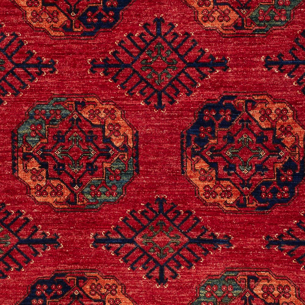 Afghan Teppich - Kunduz - 200 x 155 cm - rot