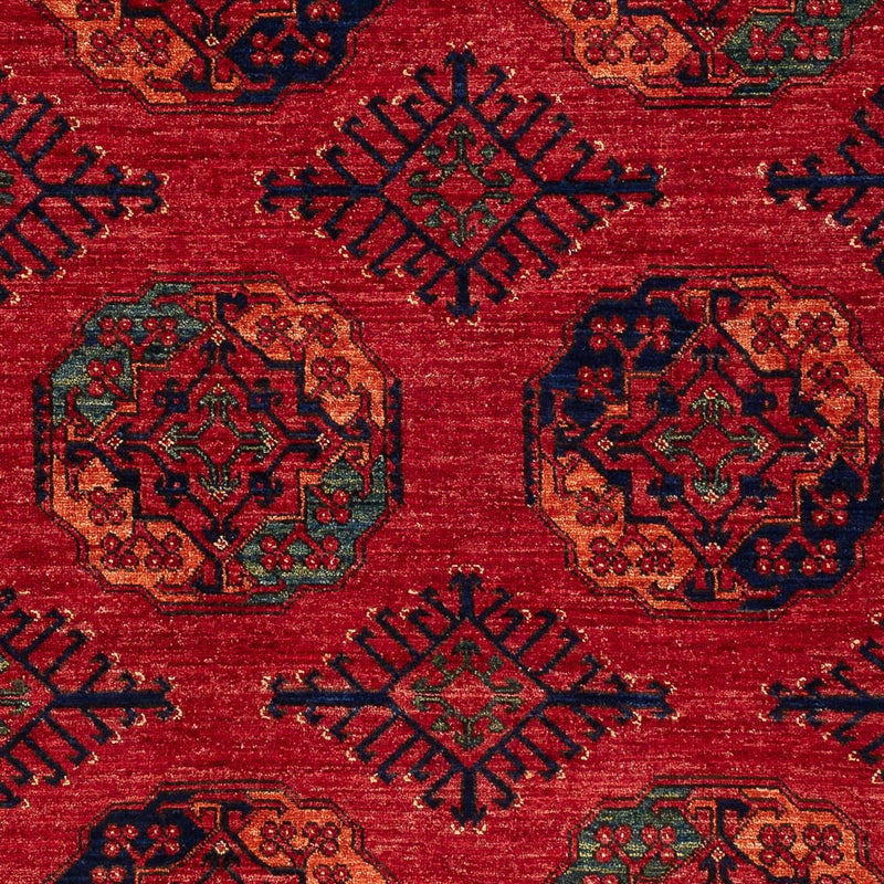 Afghan Teppich - Kunduz - 200 x 155 cm - rot