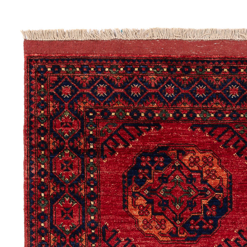 Afghan Teppich - Kunduz - 200 x 155 cm - rot